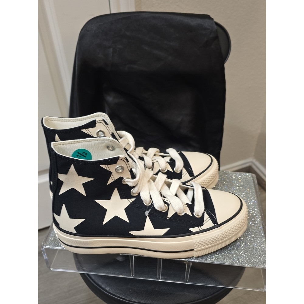 Converse Chuck Taylor All Star Lift Large Stars Sneakers - Picture 14 of 16